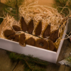 Kép 3/5 - Különleges Barna mohás ólom szett Karácsonyi ajándék csomagolásban