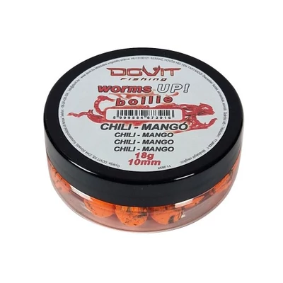 Dovit WORMS UP! BOILIE 10MM - CHILI-MANGÓ
