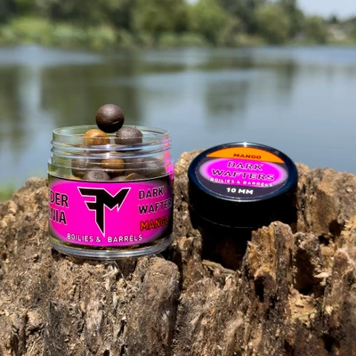 Feedermánia DARK WAFTERS BOILIES &amp;amp; BARRELS 10 MM Mangó