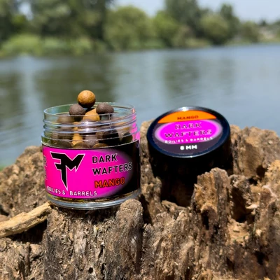 Feedermánia DARK WAFTERS BOILIES &amp;amp; BARRELS 8 MM Mangó