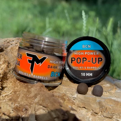 Feedermánia HIGH POWER DARK POP-UP BOILIES &amp;amp; BARRELS 10 MM BCN