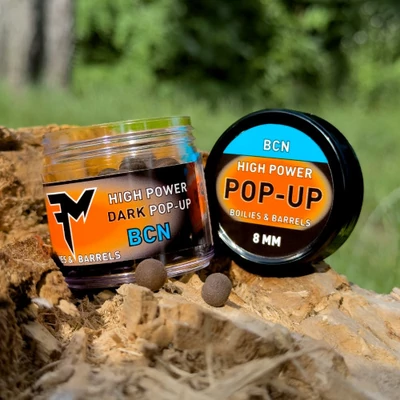 Feedermánia HIGH POWER DARK POP-UP BOILIES &amp;amp; BARRELS 8 MM BCN
