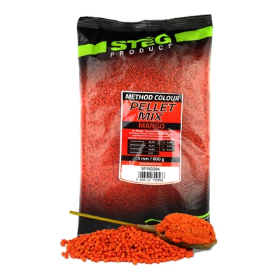 STÉG PELLET MIX 800G 3MM Mangó
