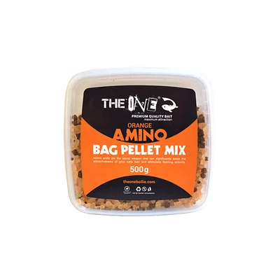 THE ONE AMINO BAG PELLET MIX 500G Orange