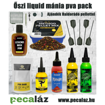 Őszi Liquid Mánia PVA Pack Ajándék Haldorádó pellettel