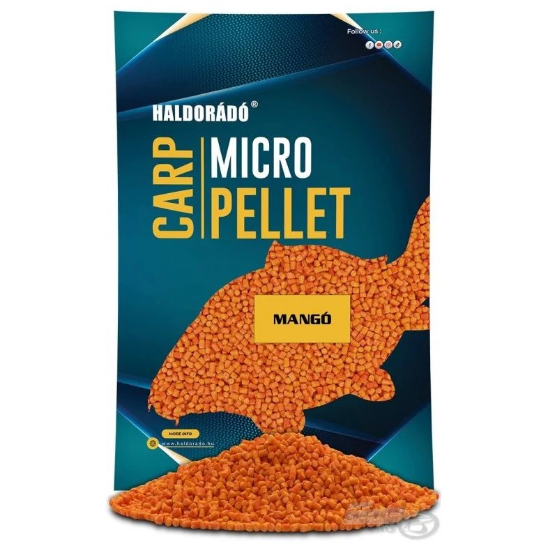 HALDORÁDÓ Carp Micro Pellet - Mangó 600gr