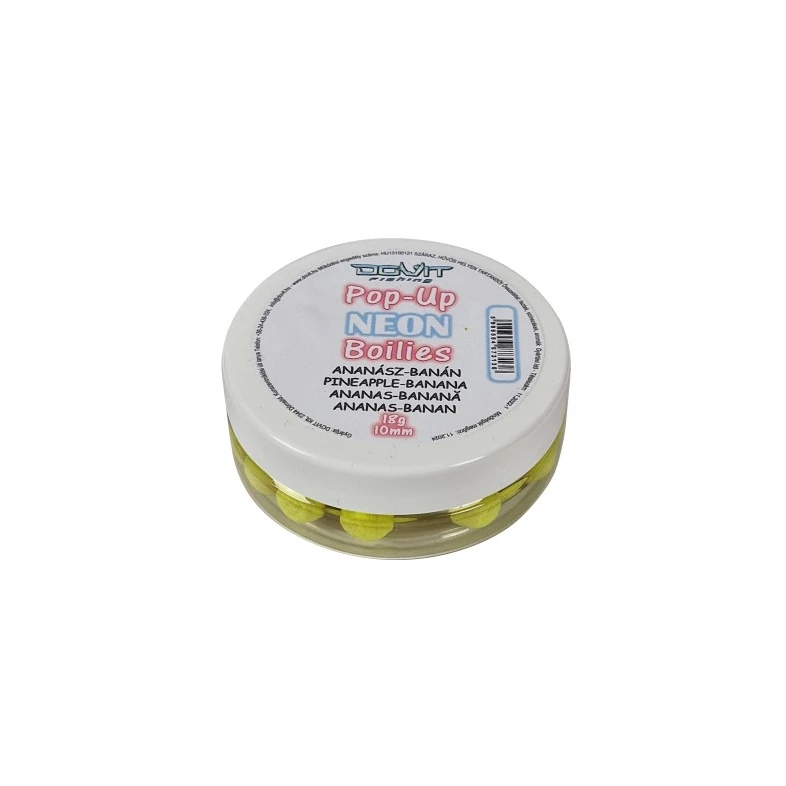 Dovit POP-UP NEON BOILIE 10MM - ANANÁSZ-BANÁN
