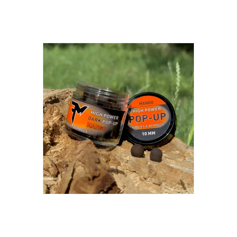 Feedermánia HIGH POWER DARK POP-UP BOILIES & BARRELS 10 MM Mangó