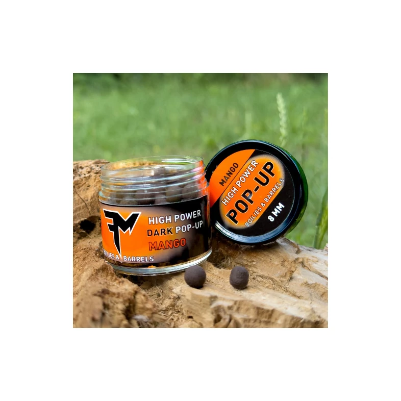 Feedermánia HIGH POWER DARK POP-UP BOILIES & BARRELS 8 MM Mangó