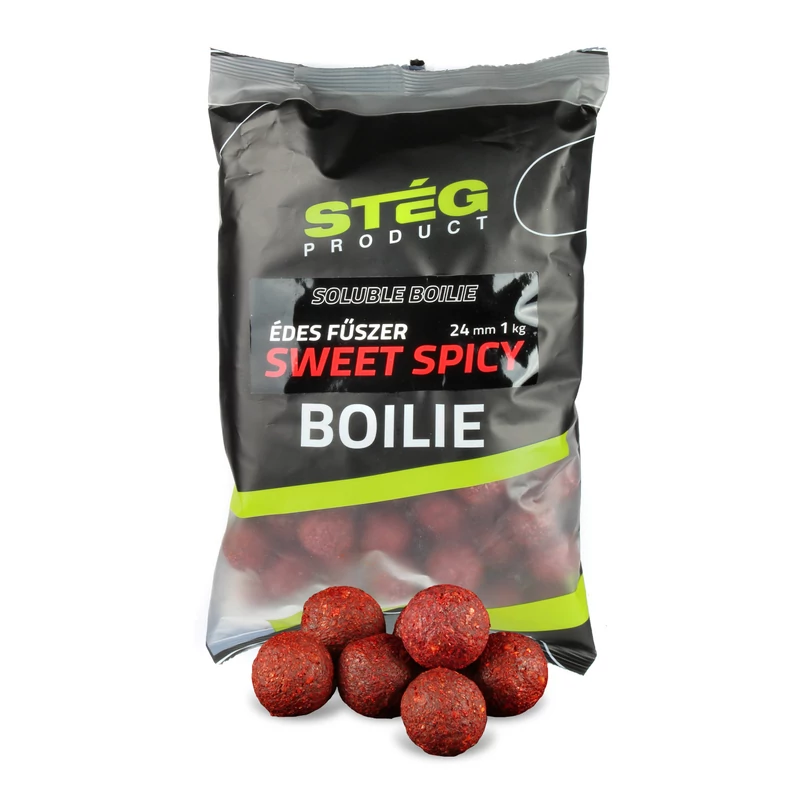 STÉG PRODUCT SOLUBLE BOILIE 24MM Édes fűszer 1KG