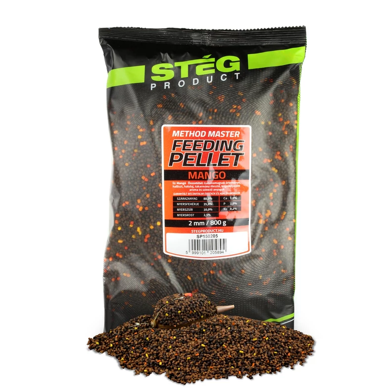 STÉG FEEDING PELLET 2MM Mangó 800G