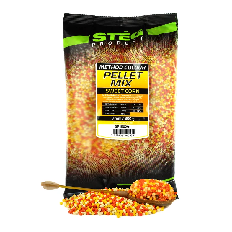 STÉG PELLET MIX 800G 3MM Sweet Corn