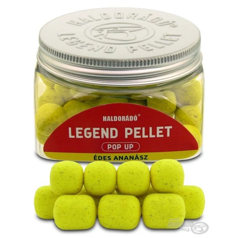 Haldorádó LEGEND PELLET Pop Up 12, 16 mm - Édes Ananász
