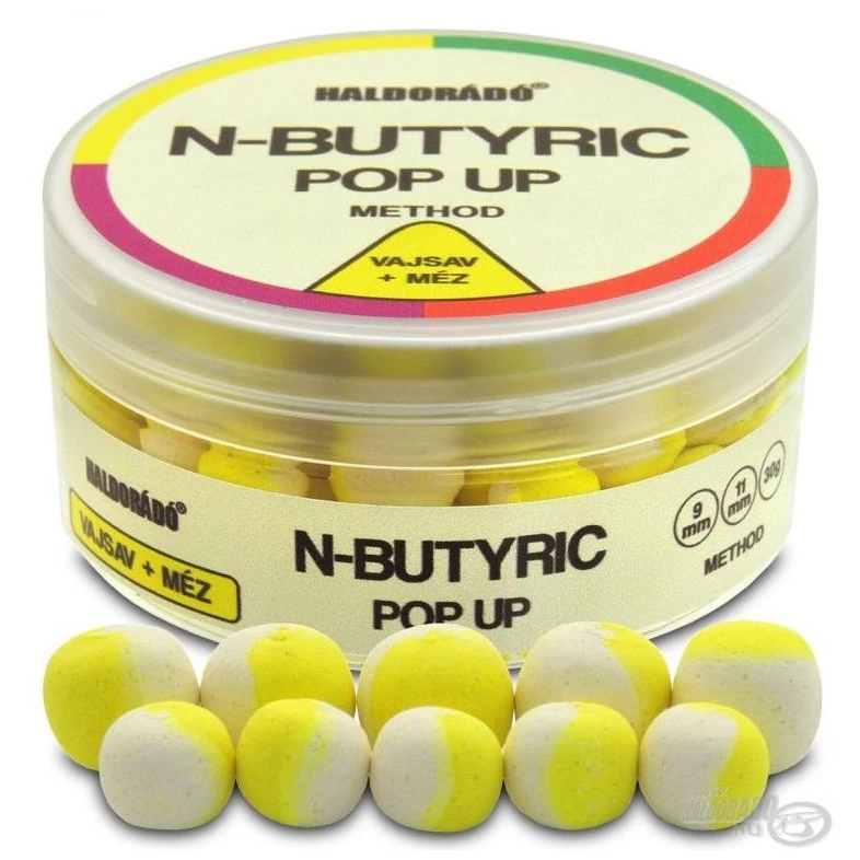 Haldorádó N-Butyric Pop Up Method 9, 11 mm - Vajsav + Méz