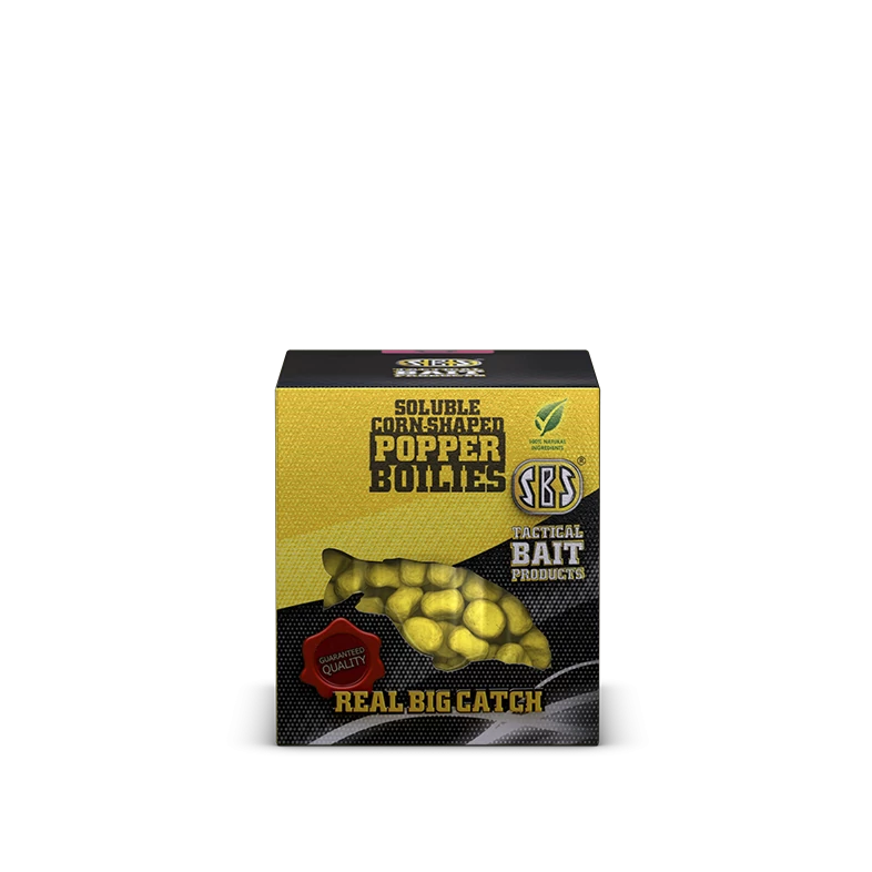 SBS Soluble Corn Shaped Popper Boilies
