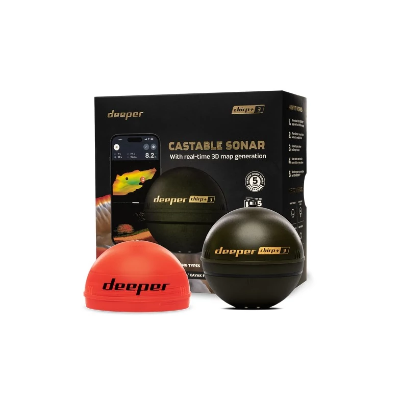 DEEPER SMART SONAR CHIRP+3 HALRADAR